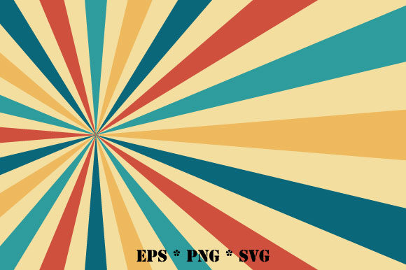 Comic Retro Starburst Sunburst SVG PNG