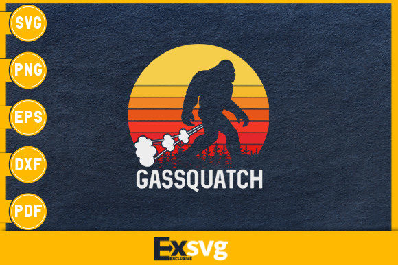 Gassquatch Funny Farting Bigfoot