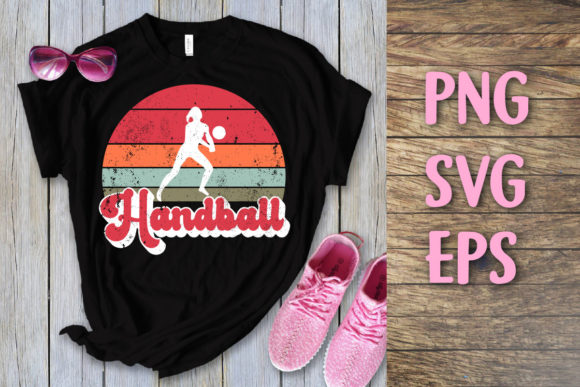 Handball Retro Vintage Svg File