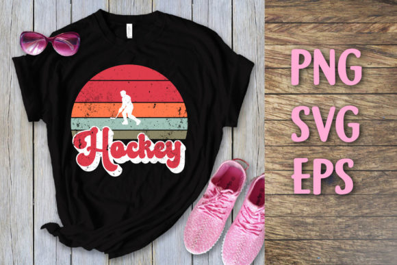 Hockey Retro Vintage Svg File