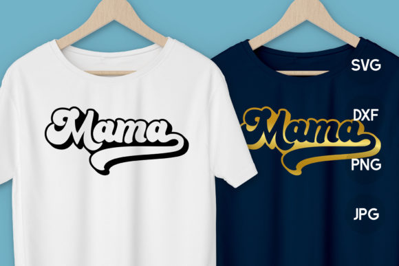 Mama Retro Style, SVG Png Clipart