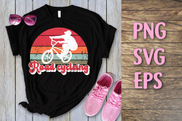 Road Cycling Retro Vintage Svg File