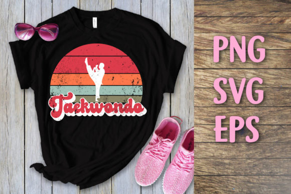 Taekwondo Retro Vintage Svg File