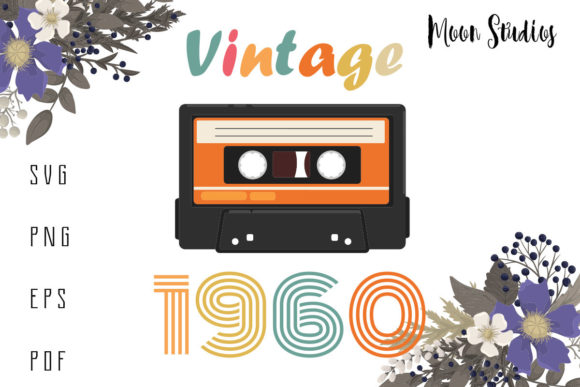 Vintage 1960 Cassette Birthday Man Woman