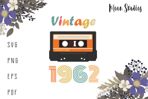 Vintage 1962 Cassette Birthday Man Woman