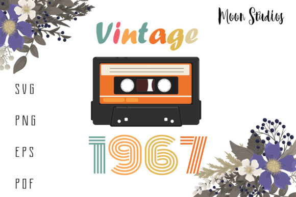 Vintage 1967 Cassette Birthday Man Woman